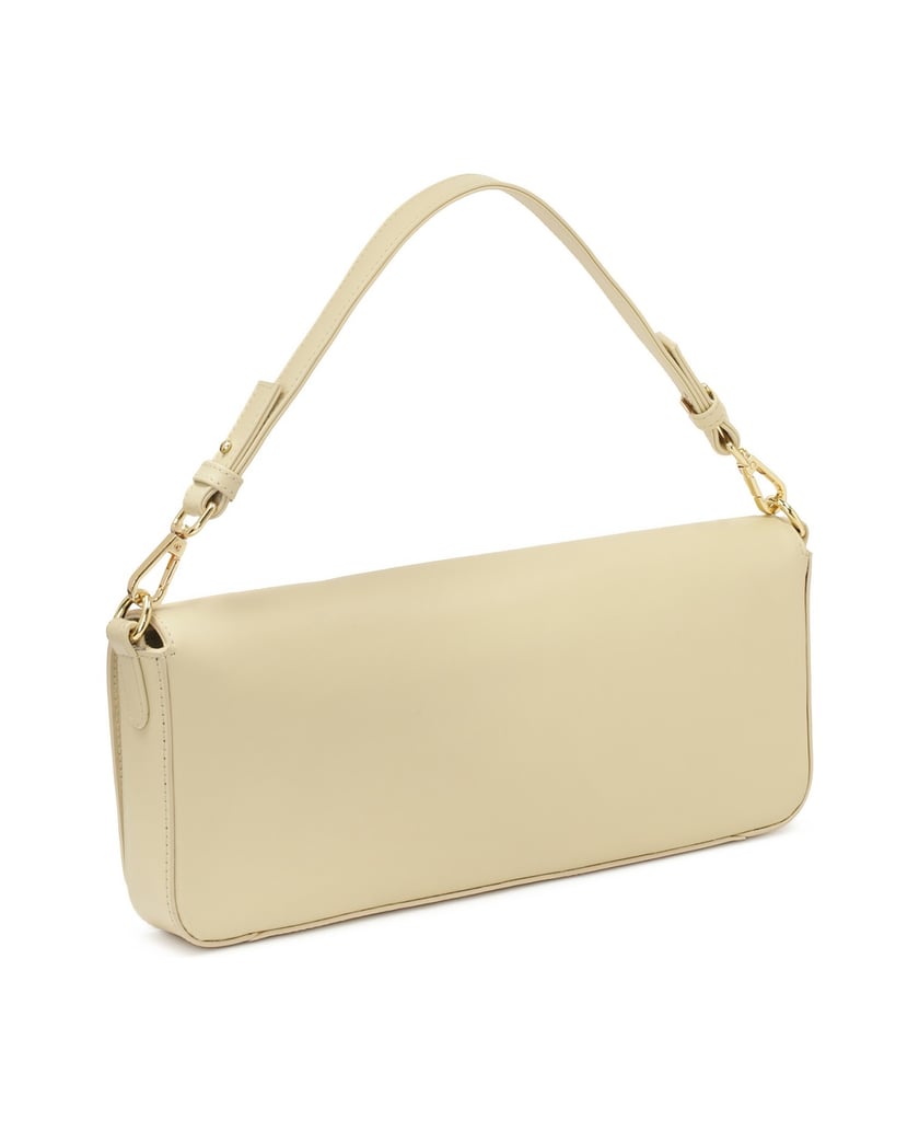 Kazar-Leichte-längliche-Handtasche-mit-zwei-Trägern-weiss