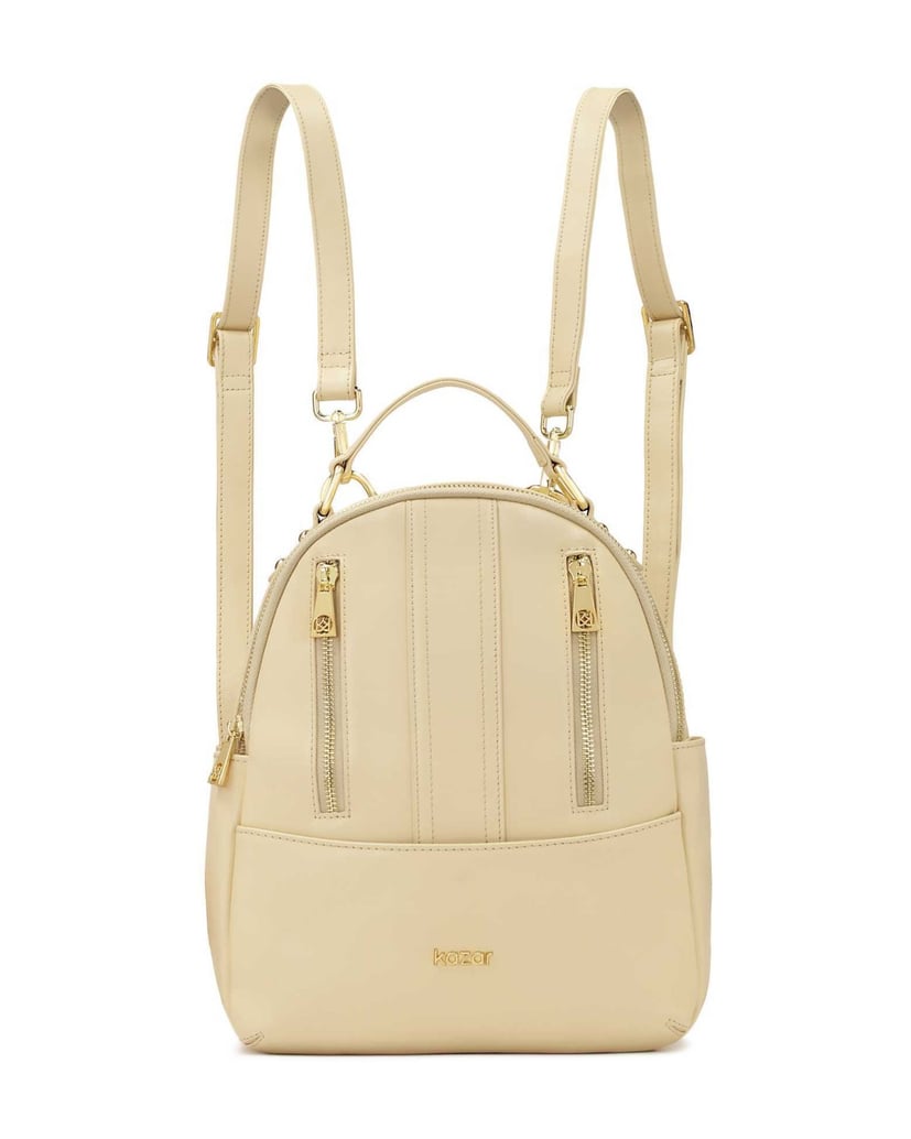 Kazar-Lederrucksack-mit-zahlreichen-Taschen-weiss