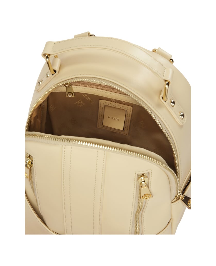 Kazar-Lederrucksack-mit-zahlreichen-Taschen-weiss