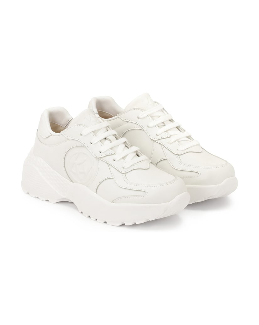 Kazar-Turnschuhe-aus-Leder-in-weißer-Farbe-weiss