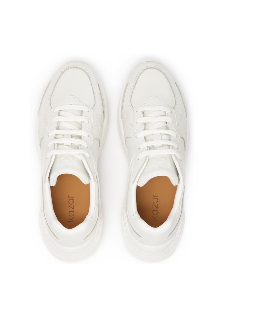 Kazar-Turnschuhe-aus-Leder-in-weißer-Farbe-weiss