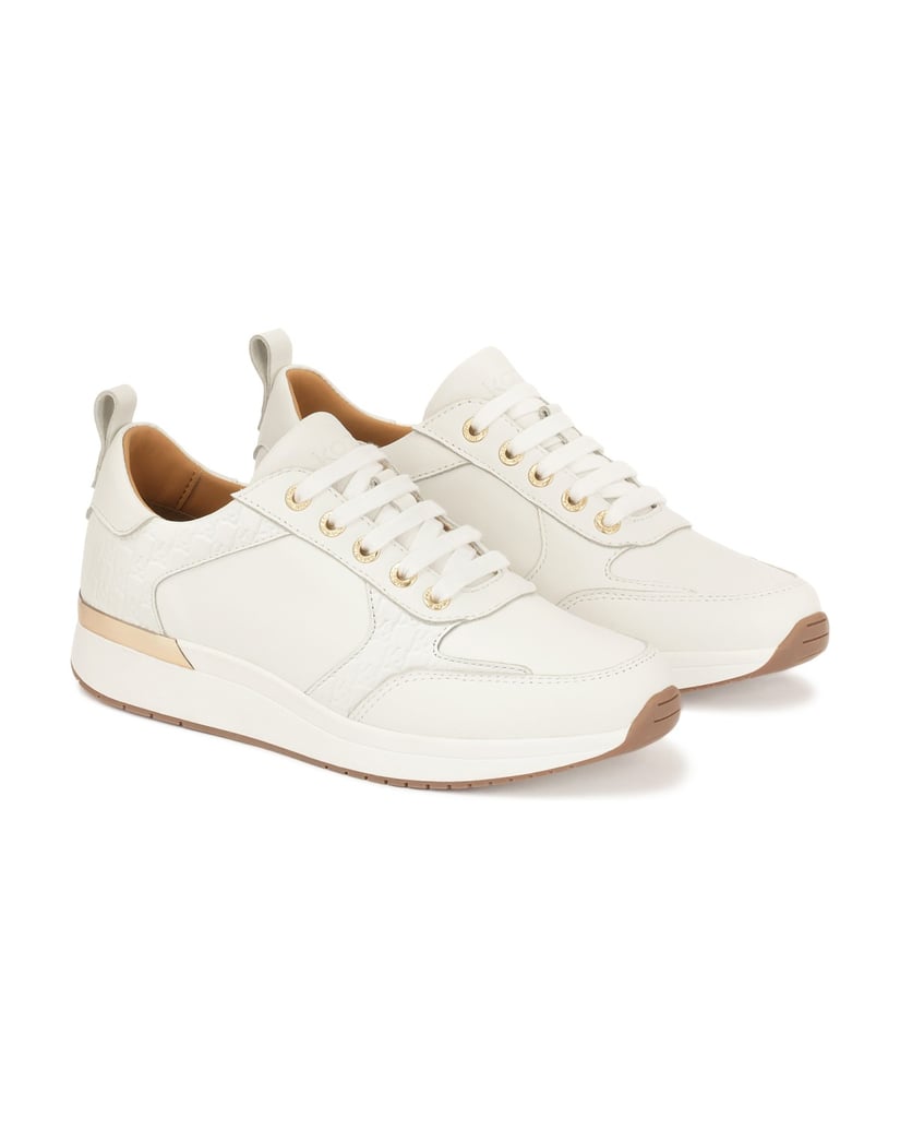 Kazar-Weiße-Turnschuhe-mit-KAZAR-Monogrammen-weiss