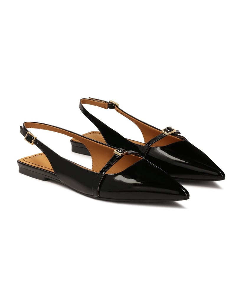 Kazar-Flache-Slingback-Pumps-aus-Lackleder-schwarz