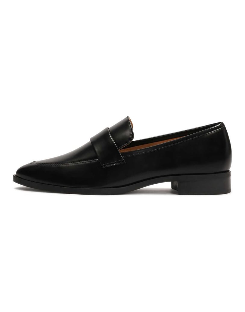 Kazar-Schwarze-Halbschuhe-zum-Schieben-aus-Leder-in-Schwarz-schwarz