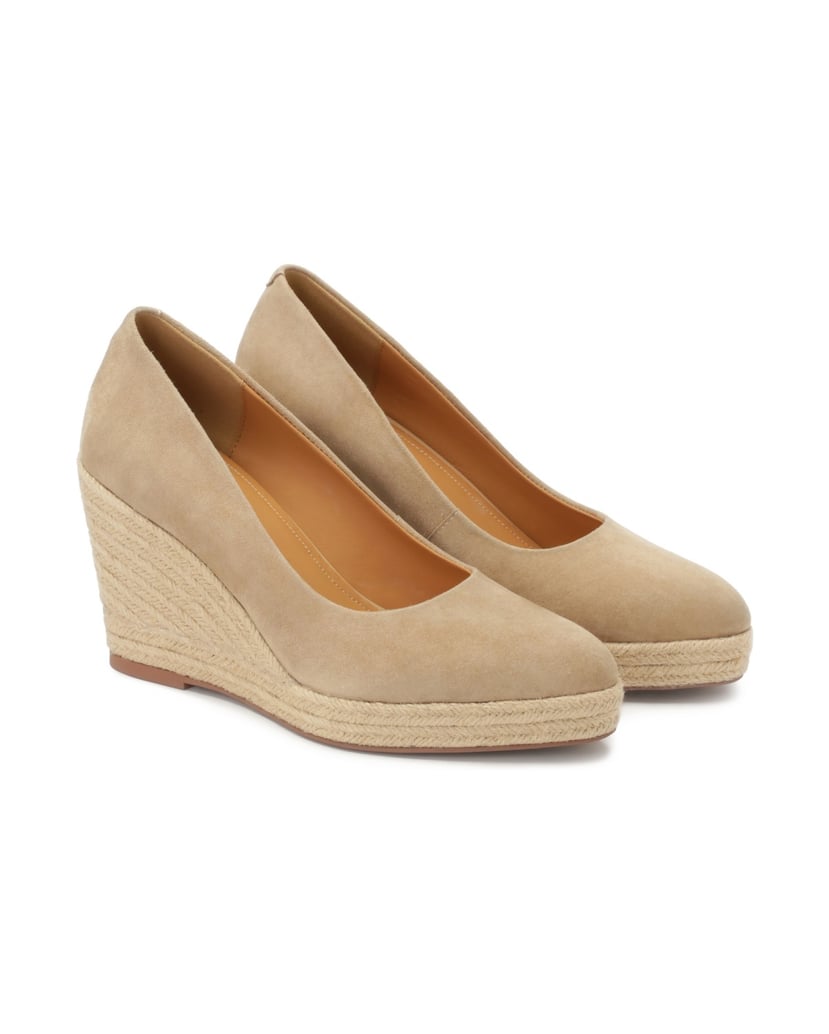 Kazar-Beigefarbene-Wildlederpumps-mit-Plateauabsatz-beige