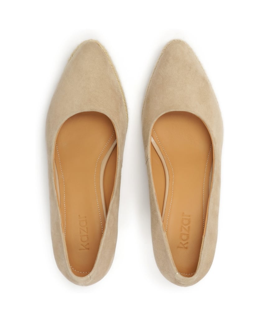 Kazar-Beigefarbene-Wildlederpumps-mit-Plateauabsatz-beige
