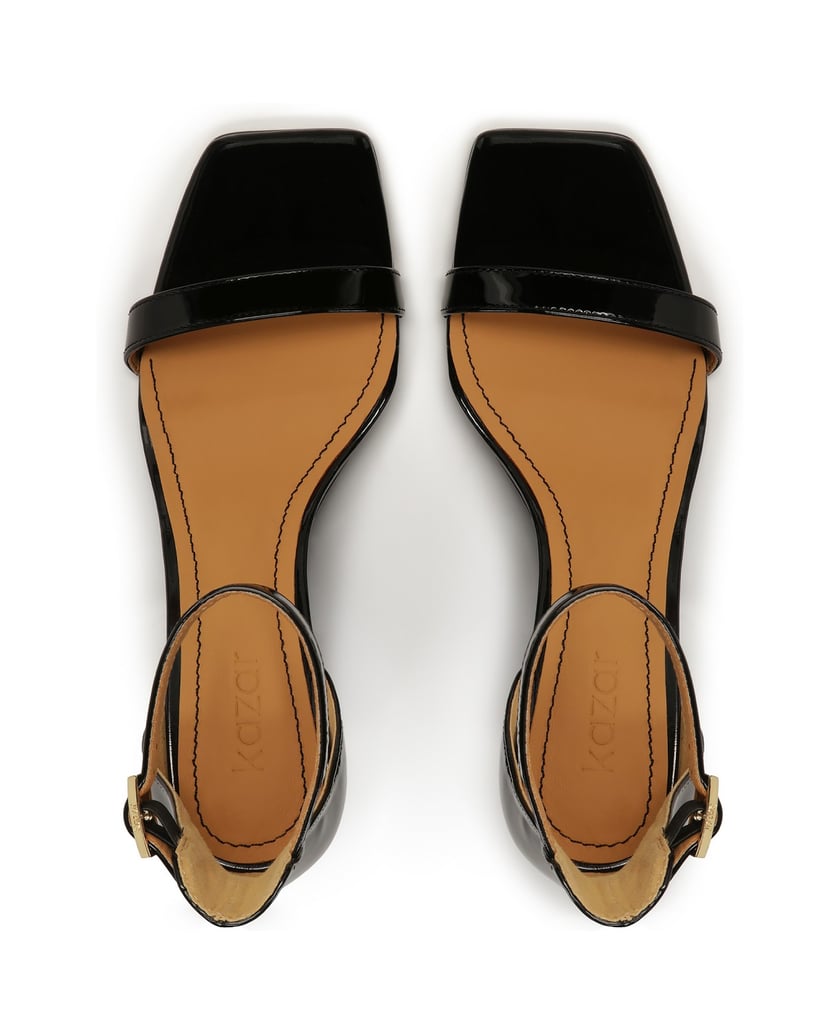 Kazar-Schwarze-Lackleder-Sandalen-mit-Absatz-schwarz