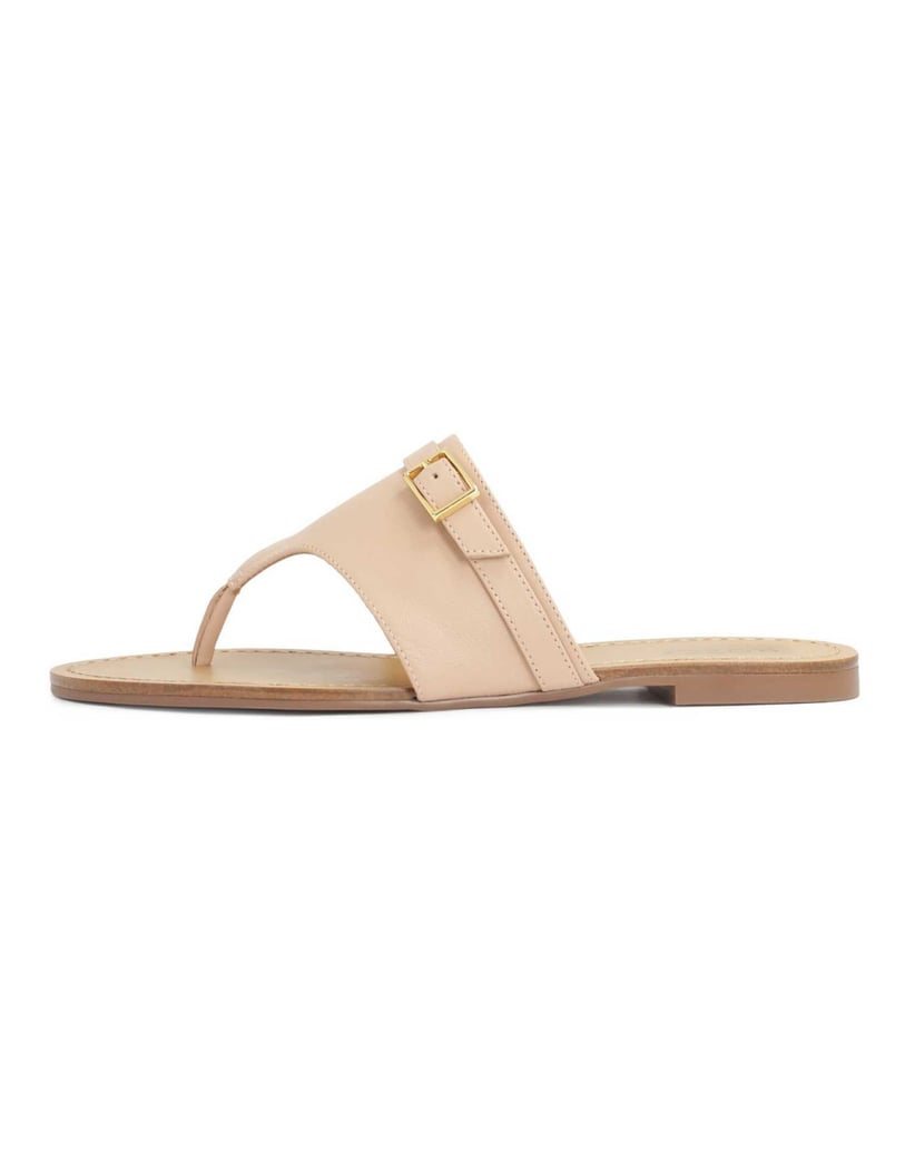 Kazar-Flache-Flip-Flops-aus-Leder-pink