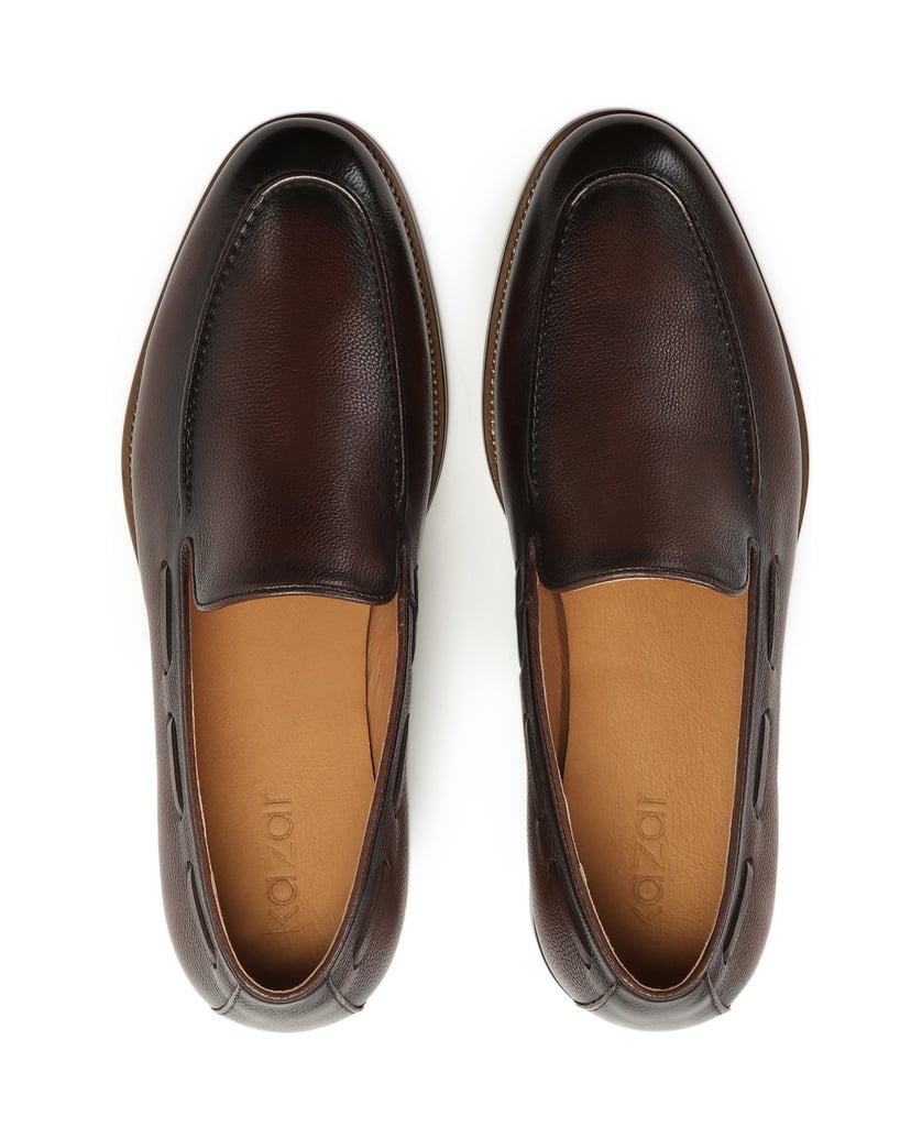 Kazar-Braune-Slipper-mit-Zehensteg-braun