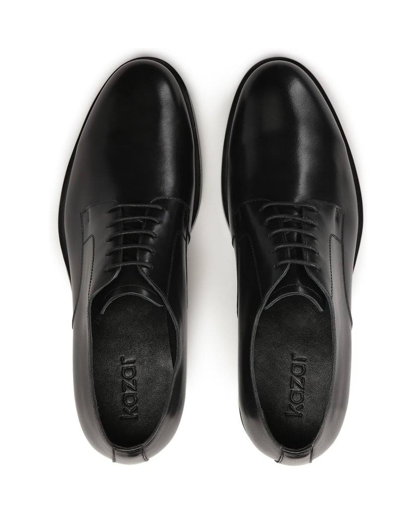 Kazar-Elegante-schwarze-Derby-Schuhe-zum-Anzug-schwarz
