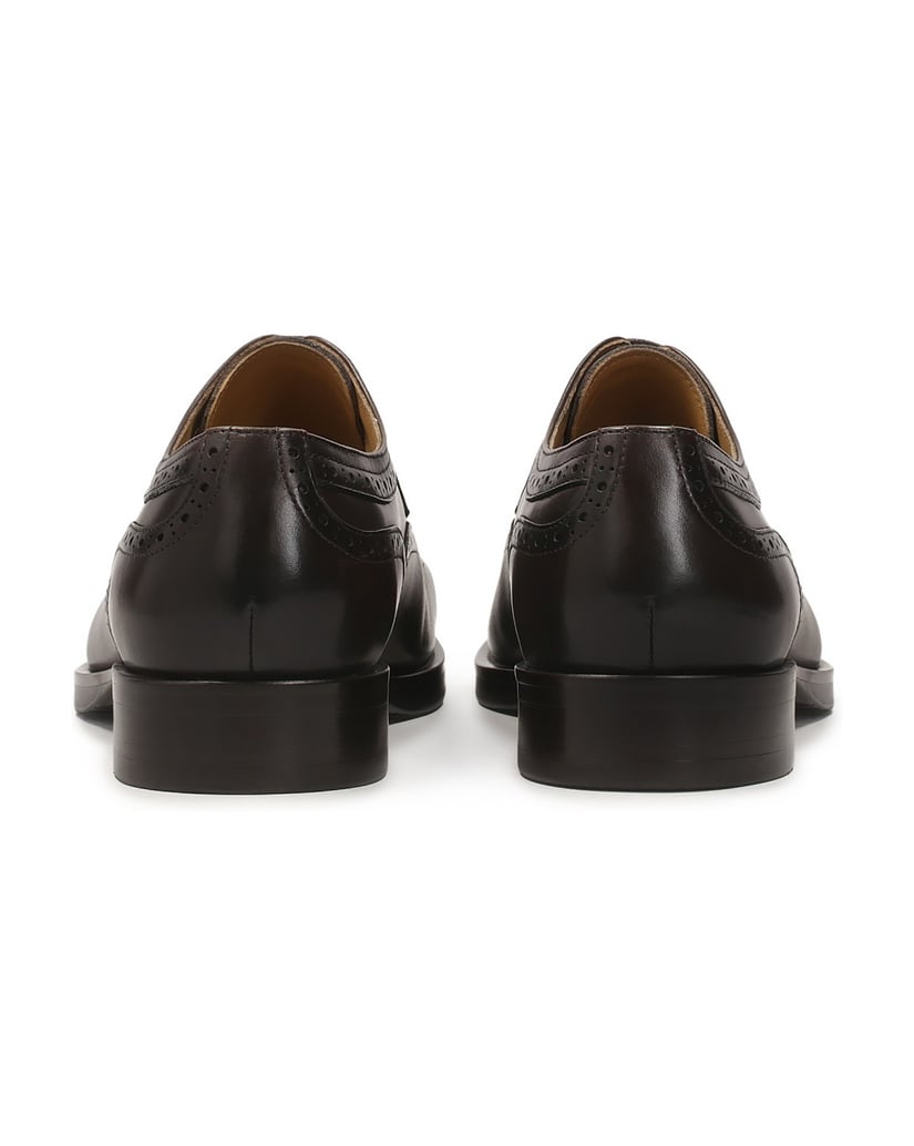 Kazar-Braune-Schuhe-mit-Rosettenverzierung-braun