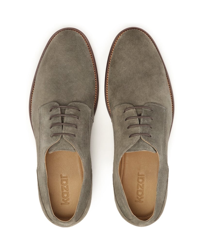Kazar-Taupefarbene-Wildlederschuhe-taupe