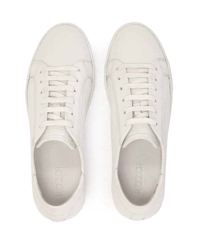 Kazar-Weiße-Turnschuhe-mit-glattem-Obermaterial-weiss