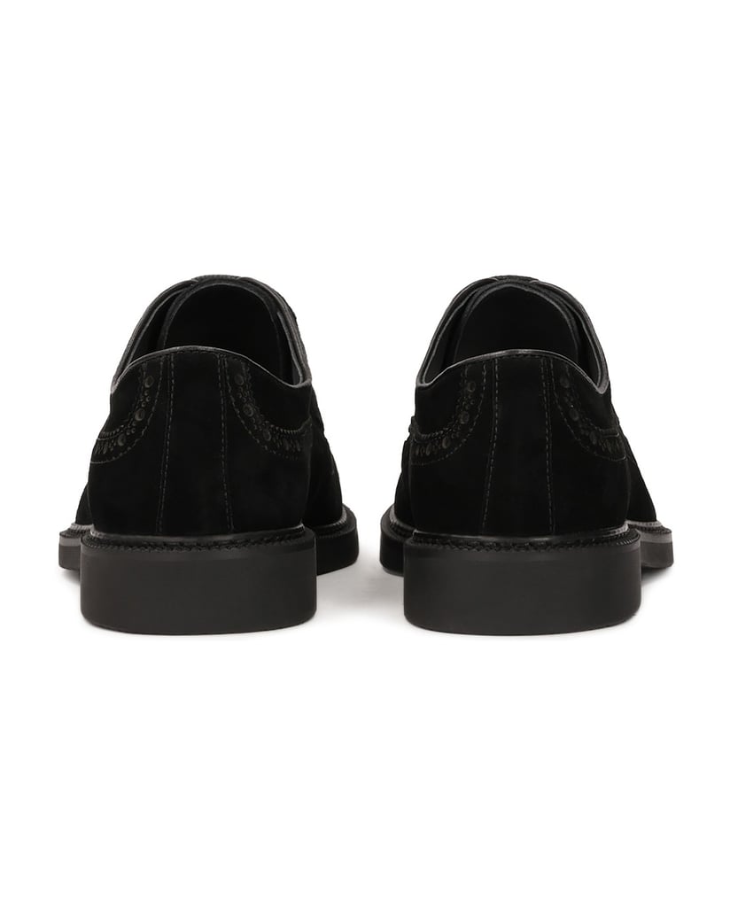 Kazar-Schwarze-Wildlederschuhe-mit-Verzierung-schwarz