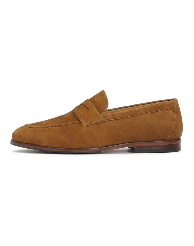 Kazar-Braune-Minimal-Loafer-aus-Wildleder-braun