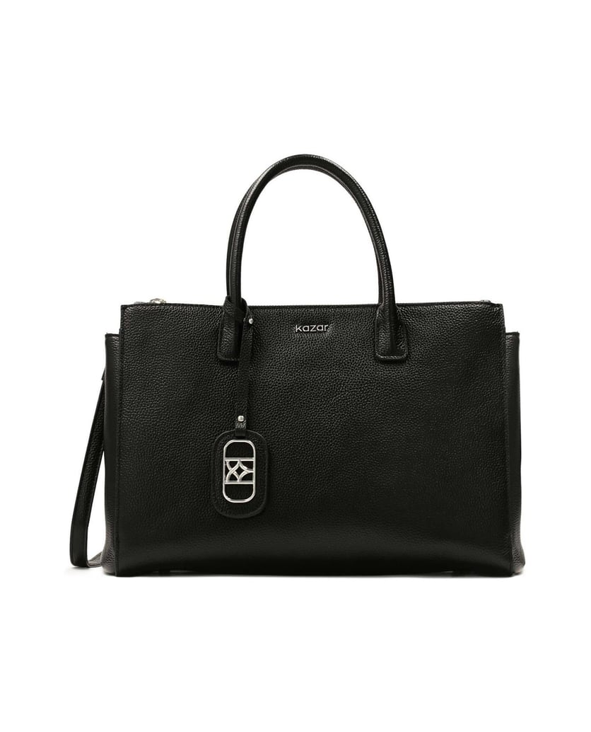 Kazar-Geräumige-Lederhandtasche-im-Business-Stil-schwarz