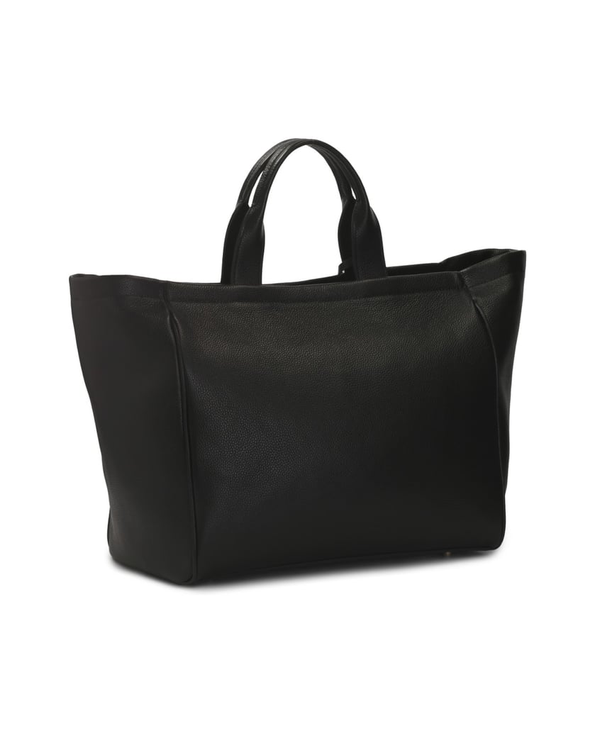 Kazar-Schwarze-große-Handtasche-aus-weichem-Leder-schwarz