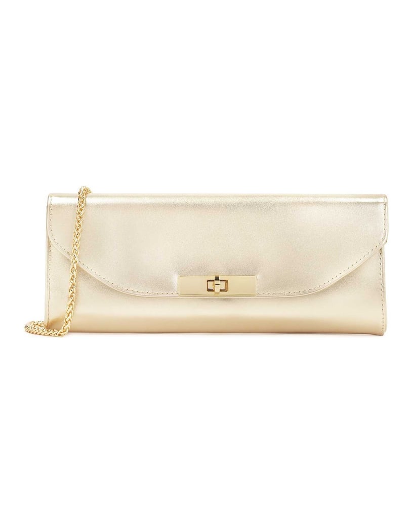 Kazar-Längliche-Clutch-Tasche-in-Goldfarbe-gold