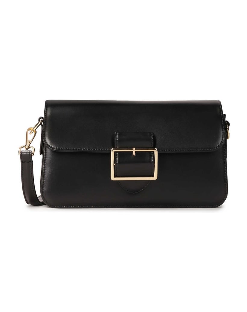 Kazar-Schwarze-Baguettetasche-mit-zwei-Trägern-schwarz