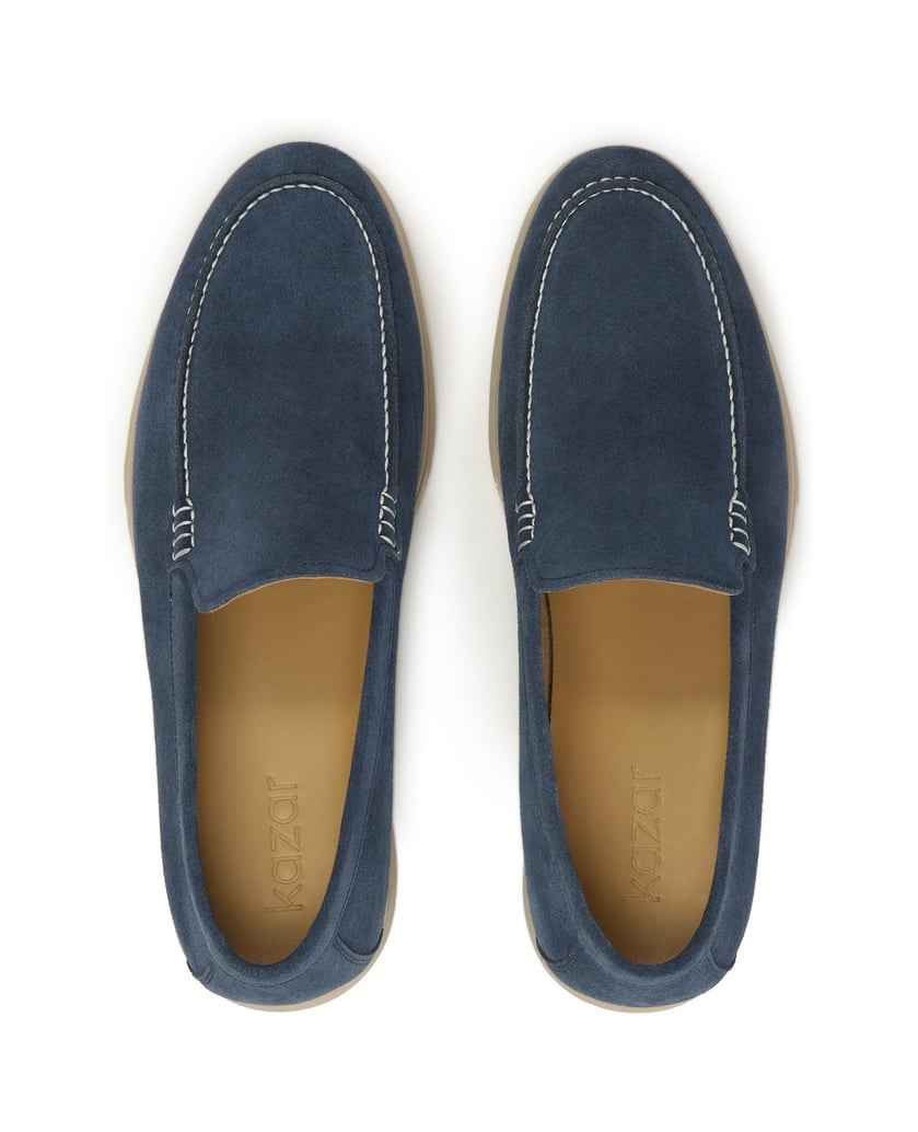Kazar-Slipper-blau-Herrenschuhe-blau