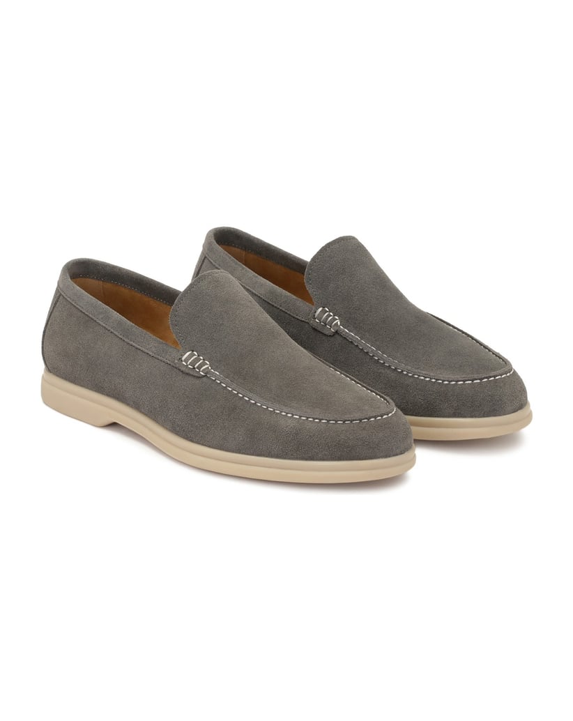 Kazar-Graue-Wildlederschuhe-mit-Nähten-grau