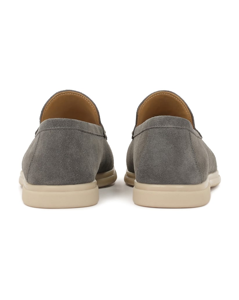 Kazar-Graue-Wildlederschuhe-mit-Nähten-grau