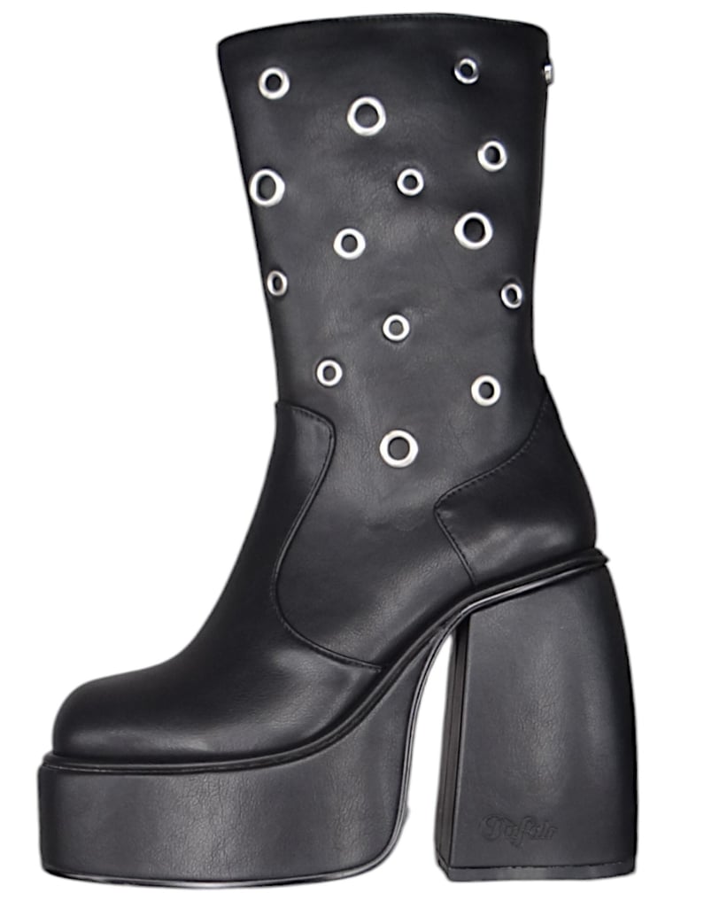 Buffalo-Stiefeletten-schwarz