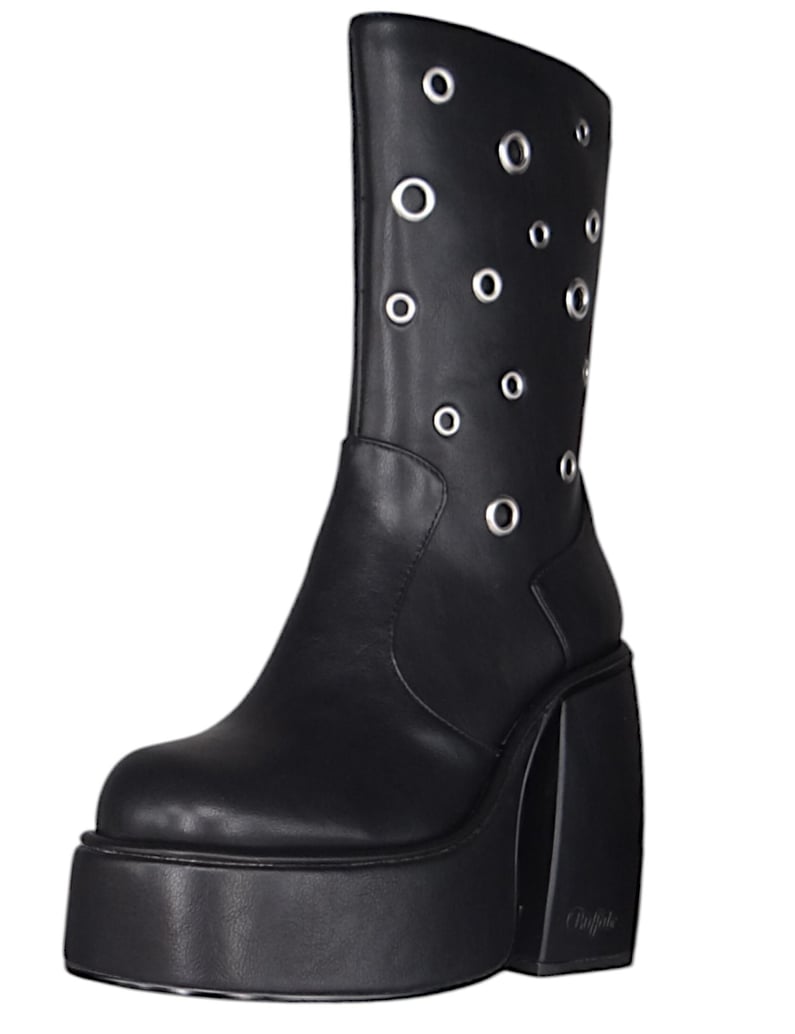 Buffalo-Stiefeletten-schwarz