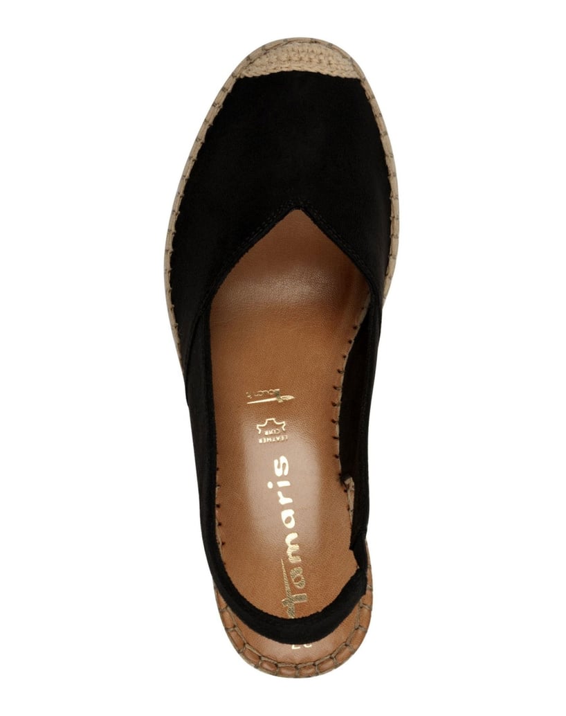 TAMARIS-Espadrill-schwarz