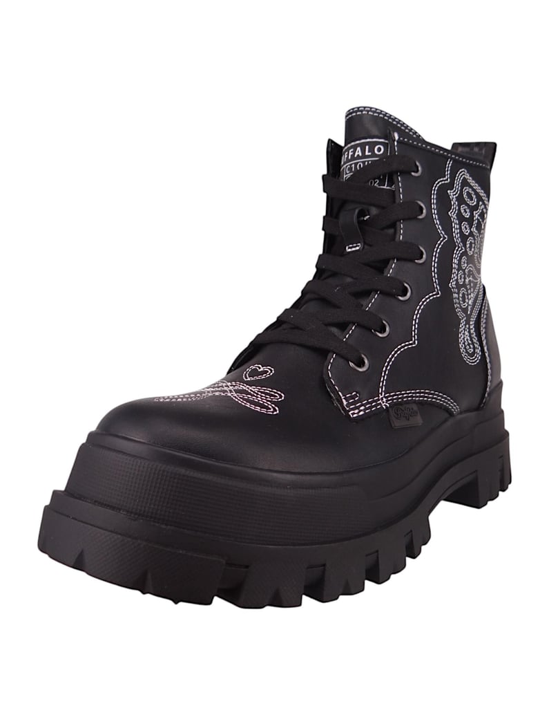 Buffalo-Stiefeletten-schwarz