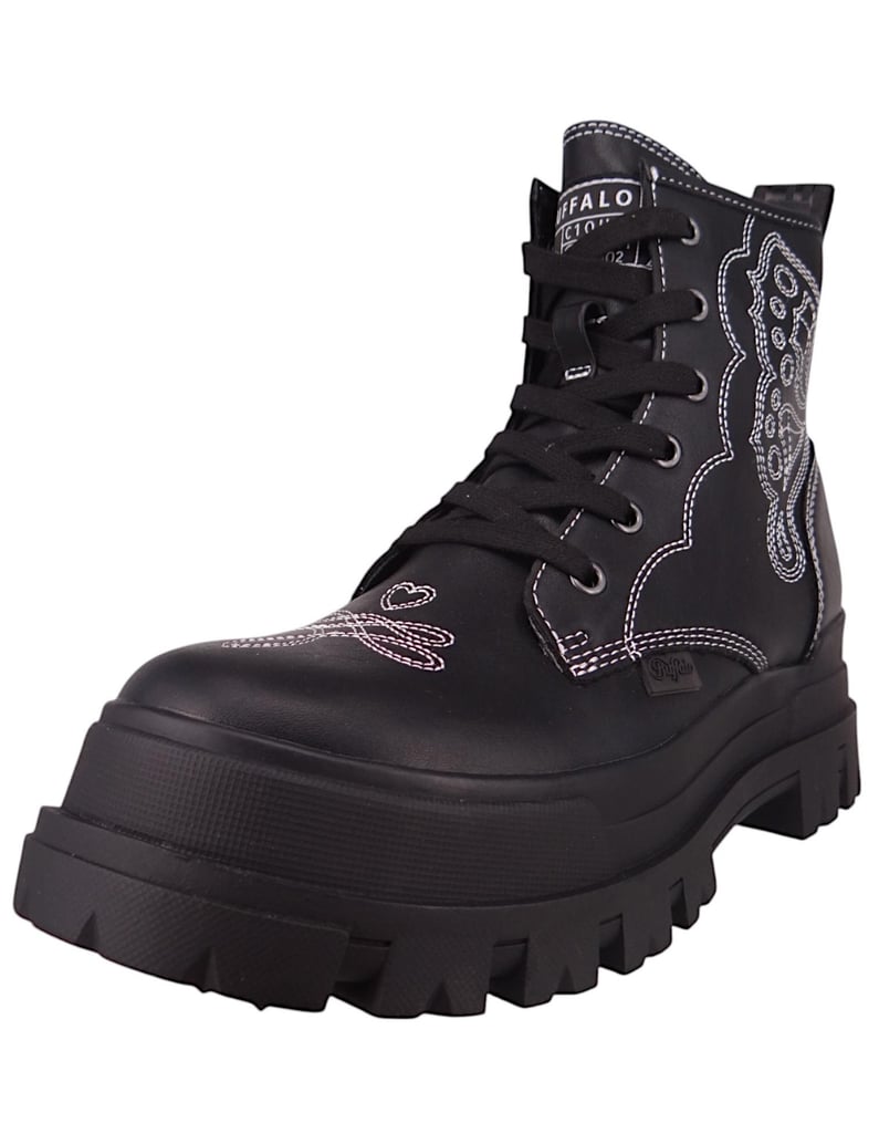 Buffalo-Stiefeletten-schwarz