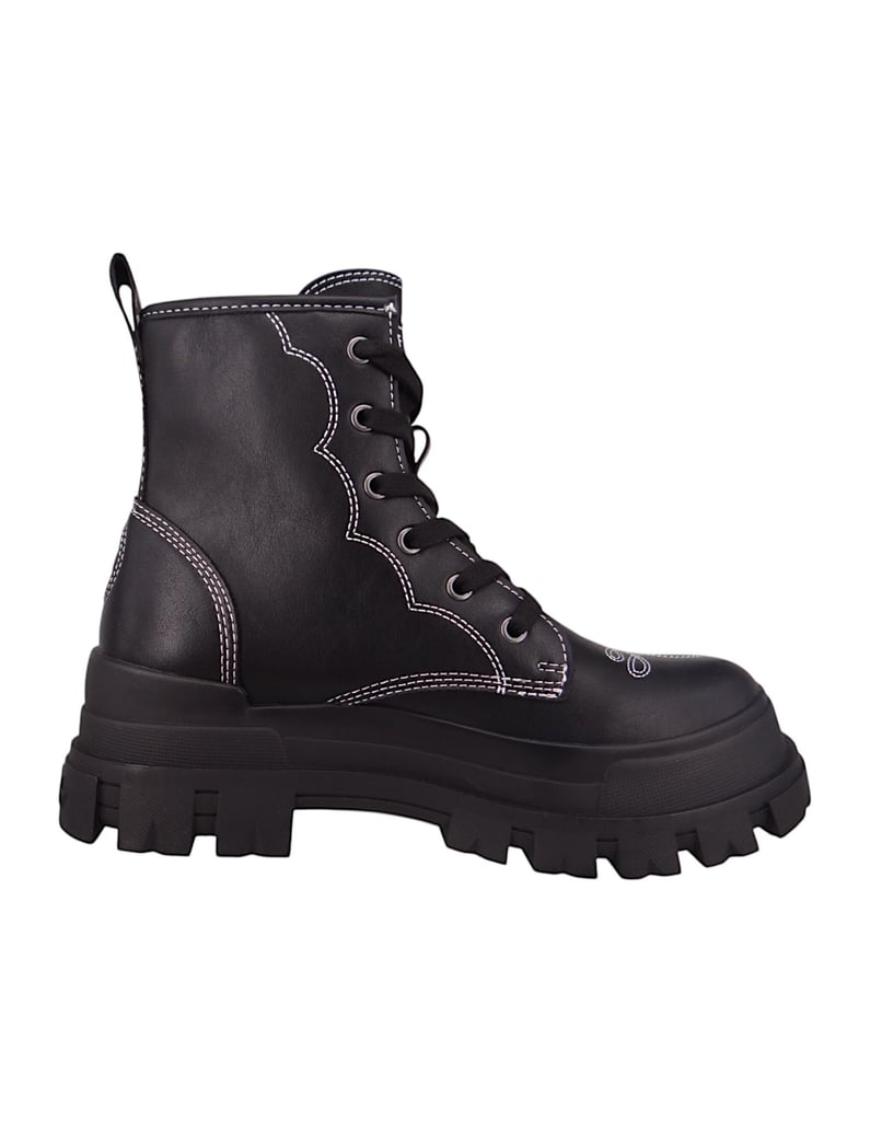 Buffalo-Stiefeletten-schwarz