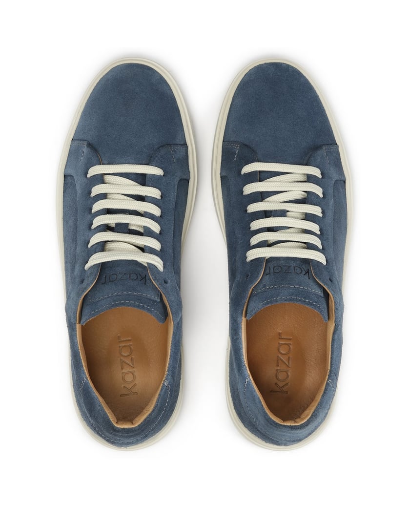 Kazar-Marineblaue-Turnschuhe-mit-weißer-Sohle-dunkelblau