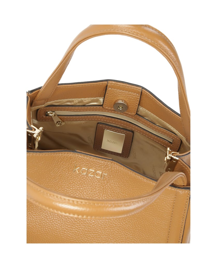 Kazar-Braune-weiche-Lederhandtasche-camel