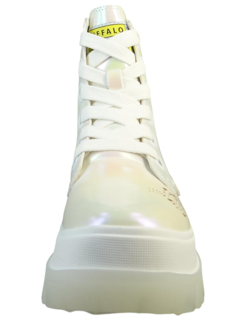 Buffalo-Stiefeletten-weiss