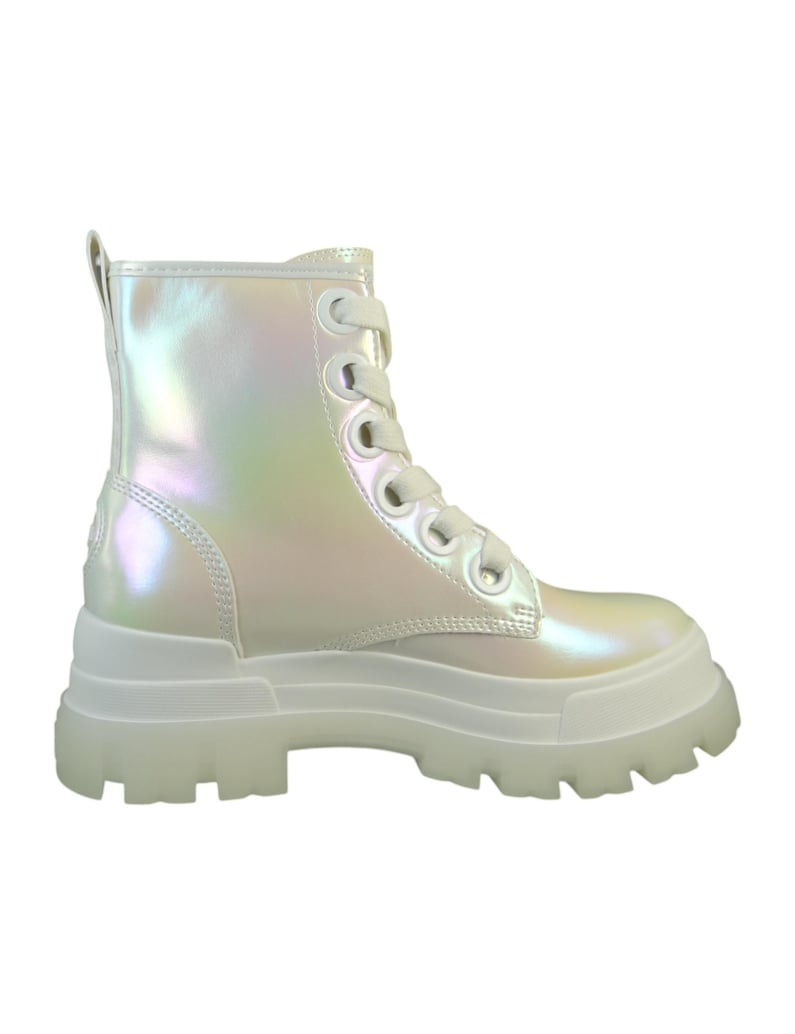 Buffalo-Stiefeletten-weiss