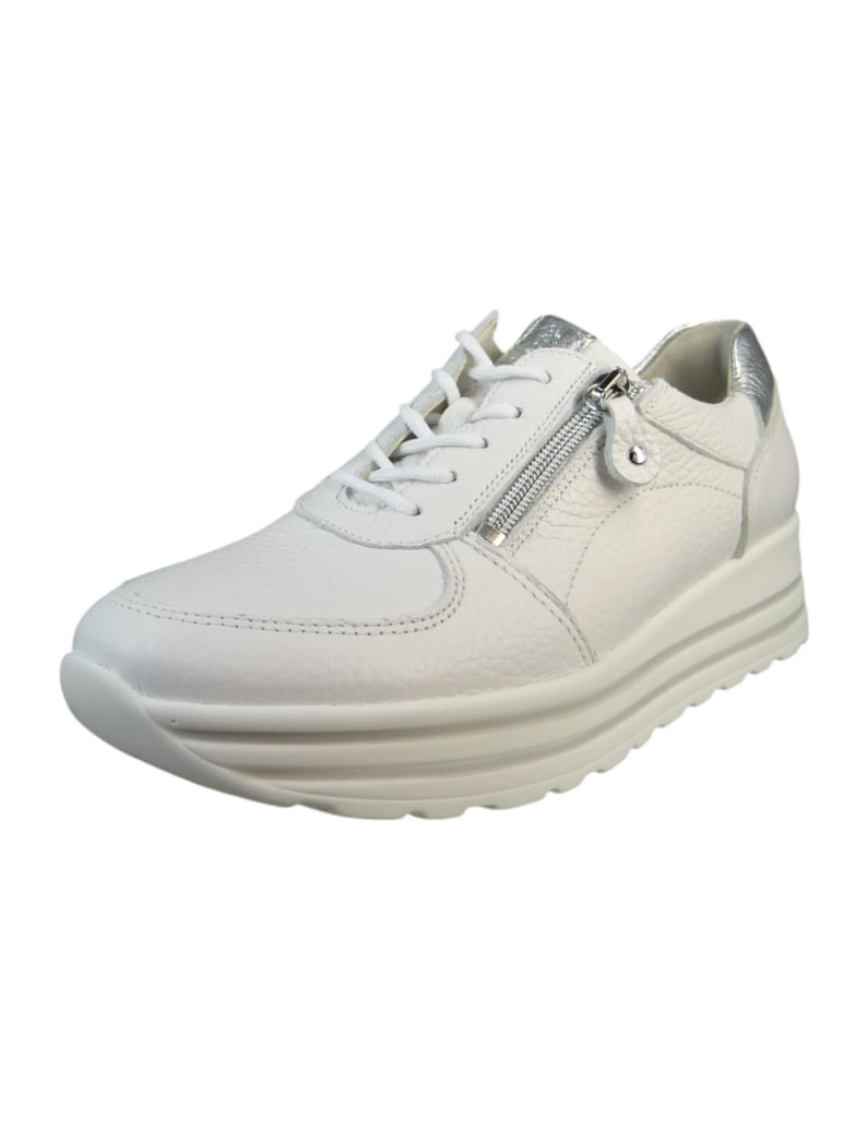 Waldläufer-Sneaker-weiss