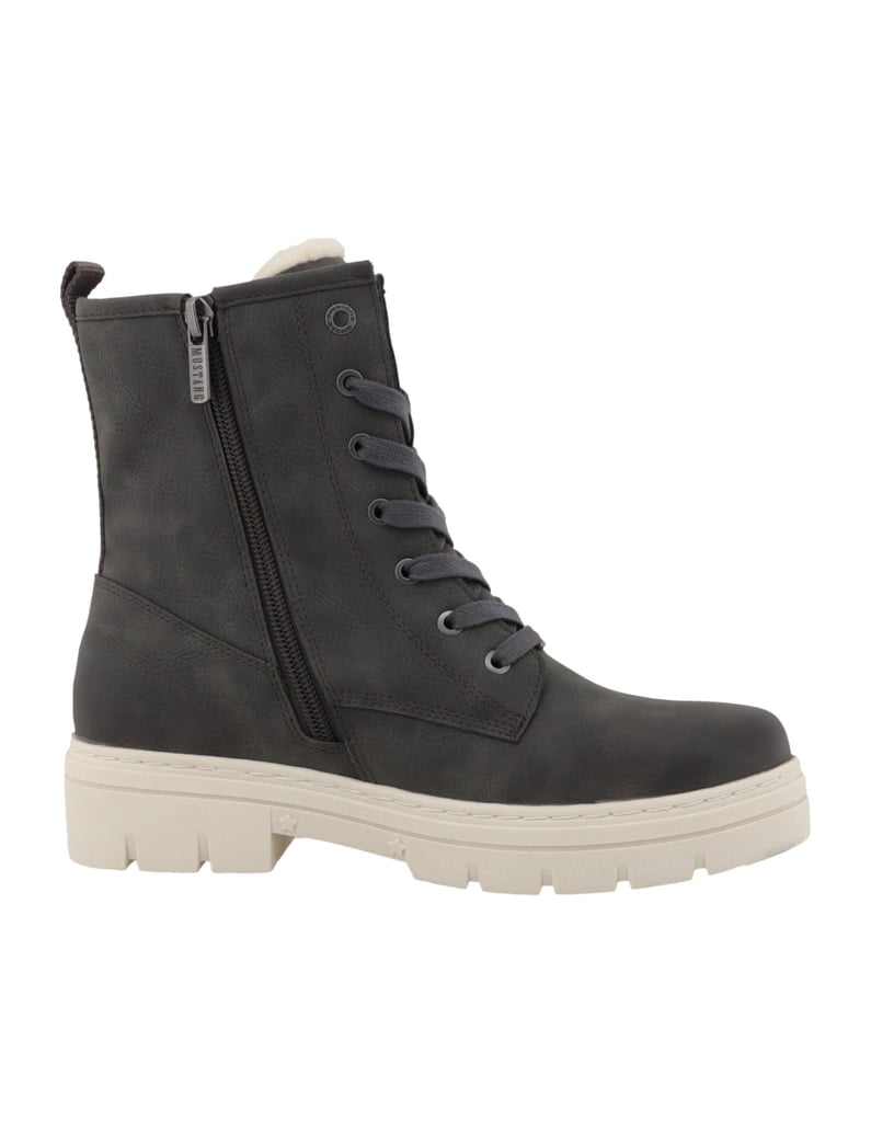 Mustang-Stiefeletten-grau
