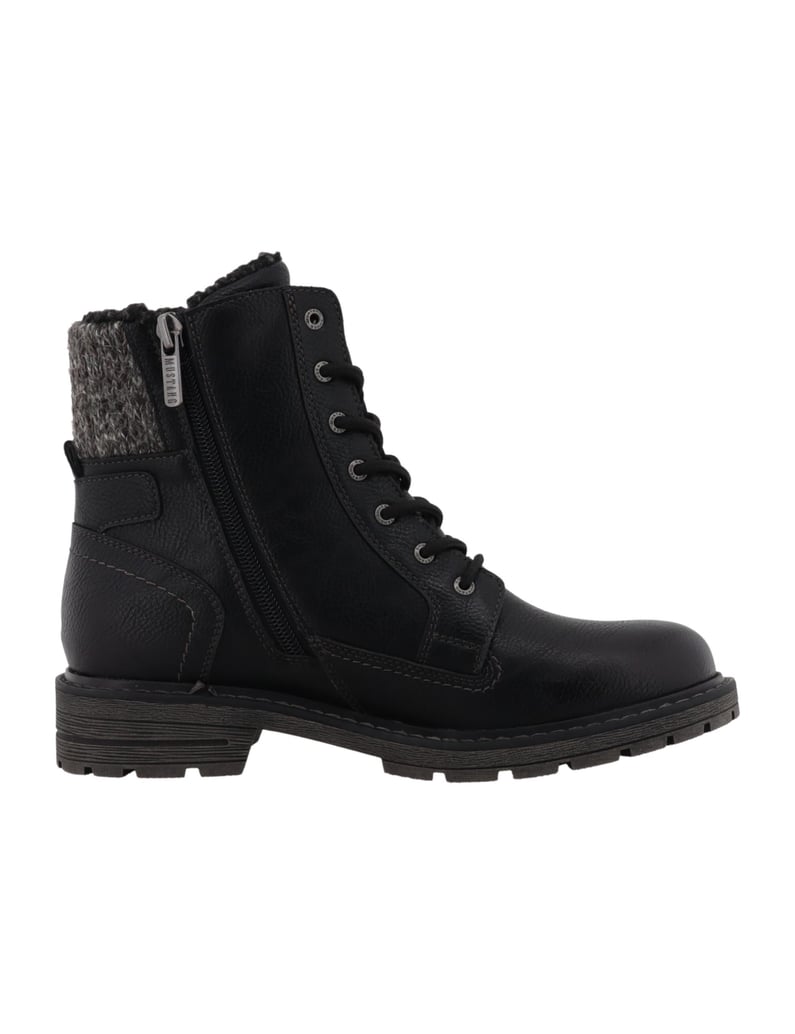 Mustang-Stiefeletten-schwarz