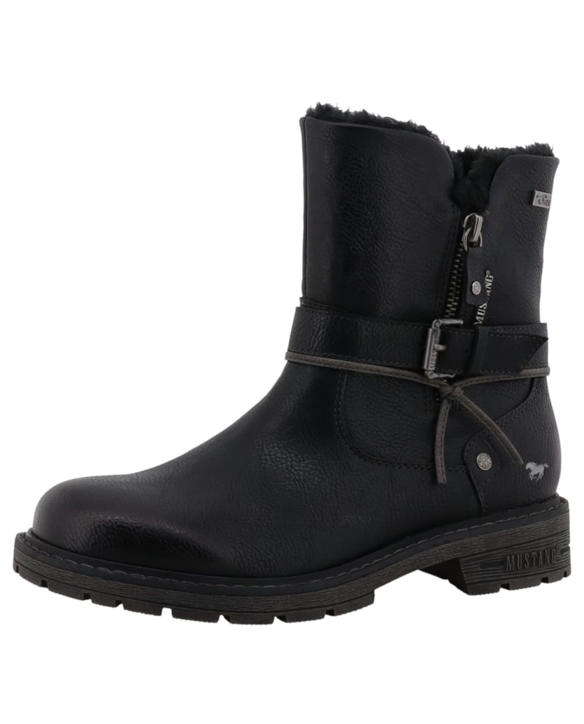 Mustang-Stiefeletten-schwarz