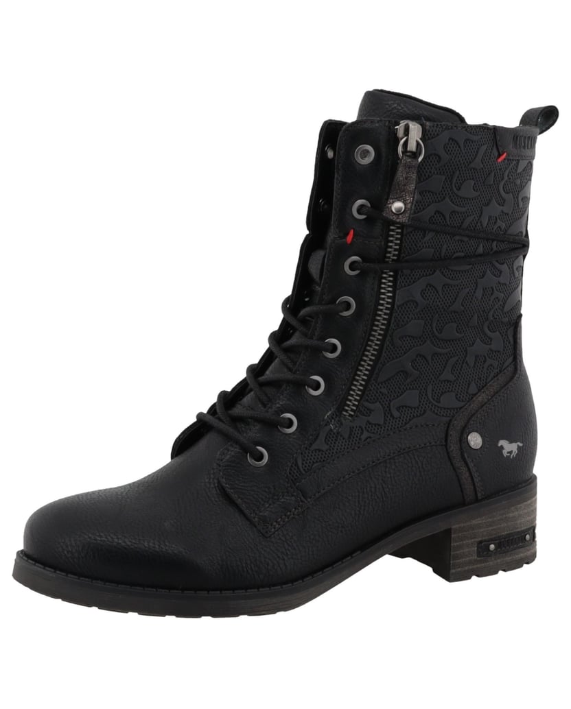 Mustang-Stiefeletten-schwarz