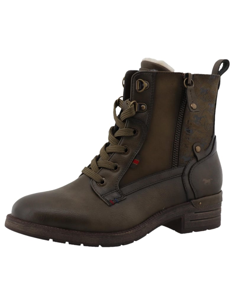 Mustang-Stiefeletten-grau