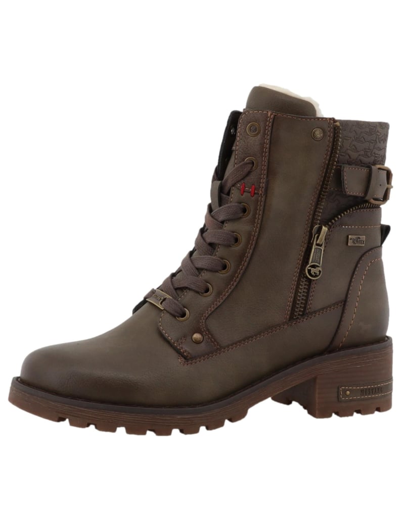 Mustang-Stiefeletten-grau