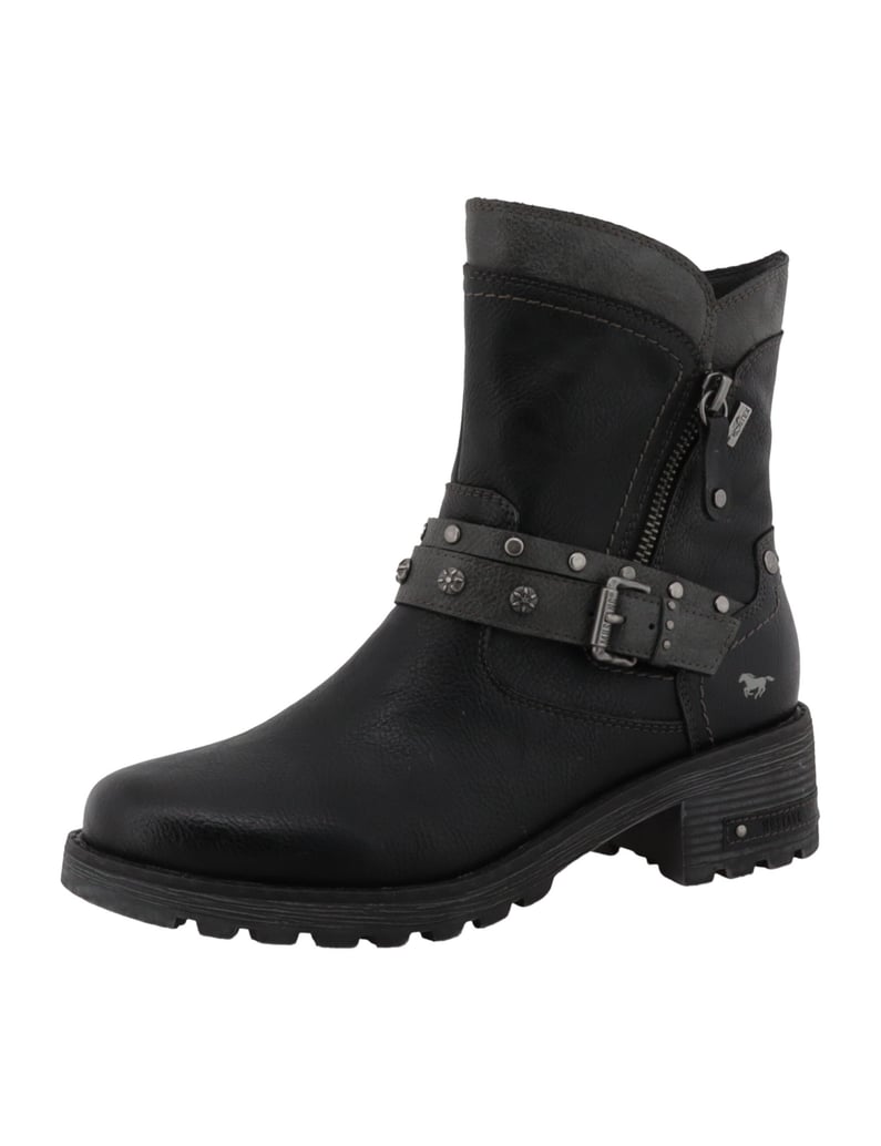 Mustang-Stiefeletten-schwarz