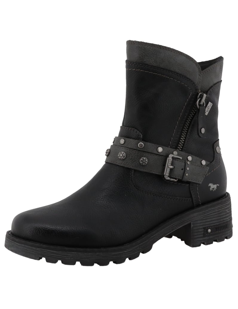 Mustang-Stiefeletten-schwarz