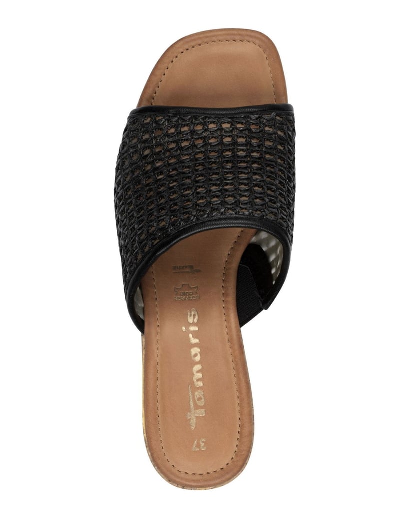 TAMARIS-Pantolette-schwarz