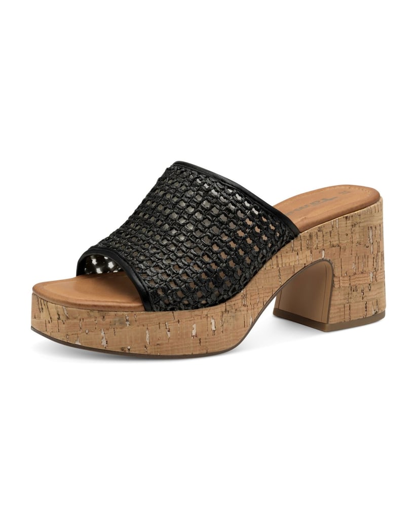 TAMARIS-Pantolette-schwarz