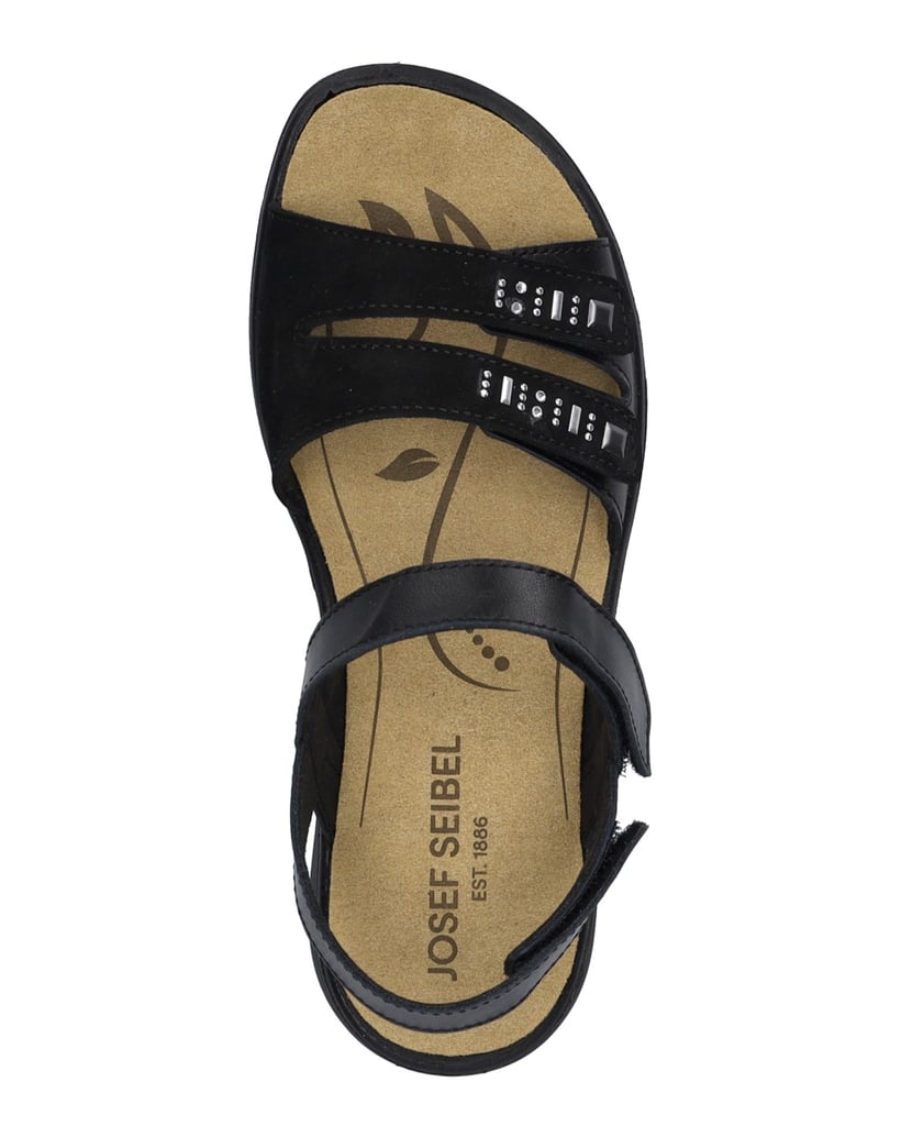 JOSEF-SEIBEL-JOSEF-SEIBEL-Ibiza-86-|-Sandale-für-Damen-|-Schwarz-schwarz