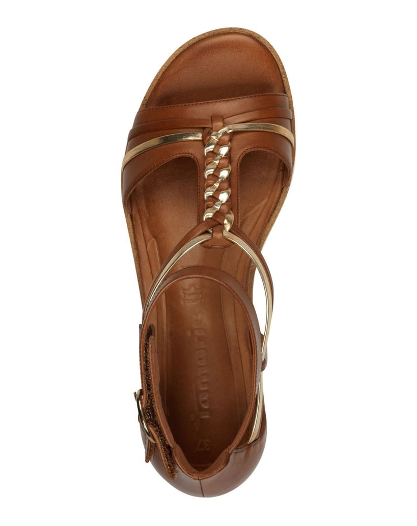 TAMARIS-Sandalette-braun