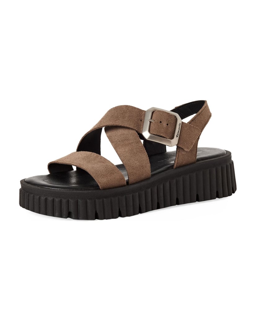 TAMARIS-Sandalette-braun